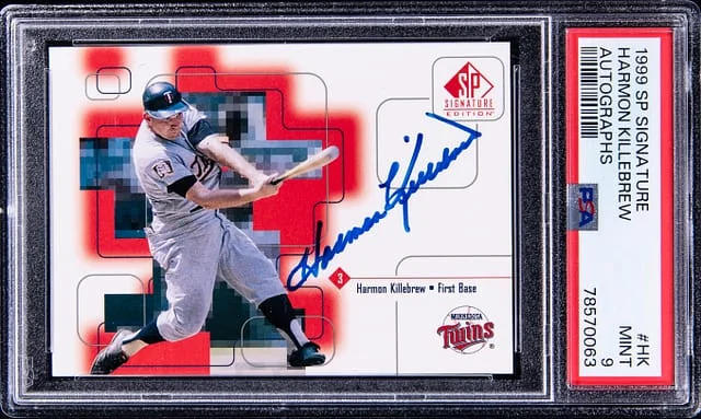 1999 UD SP Signature Autographs Harmon Killebrew #HK card image