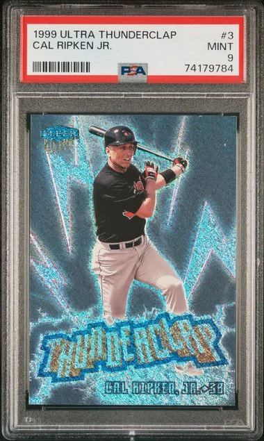 1999 Ultra Cal Ripken Jr. Thunderclap #3 card image