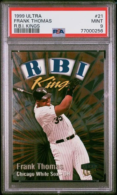 1999 Ultra Frank Thomas R.B.I. Kings #21 card image