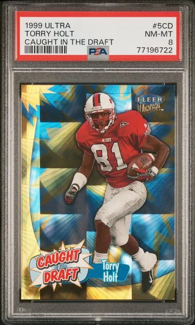 1999 Ultra Torry Holt Caught In The Draft #5CD card image