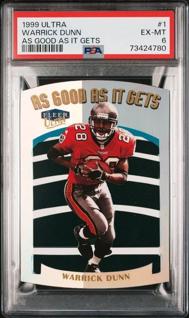 1999 Ultra Warrick Dunn As Good As It Gets #1 card image