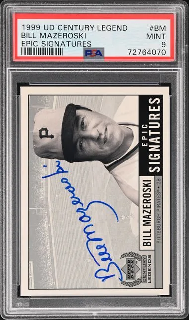 1999 Upper Deck Bill Mazeroski Century Legends Epic Signatures #BM card image