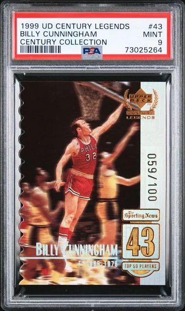 1999 Upper Deck Billy Cunningham Century Legends Century Collection #43 card image