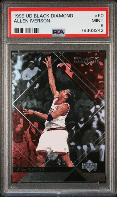 1999 Upper Deck Black Diamond Allen Iverson #60 card image
