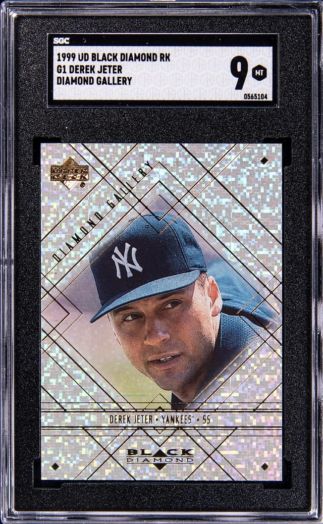 1999 Upper Deck Black Diamond Derek Jeter Diamond Gallery #G1 card image