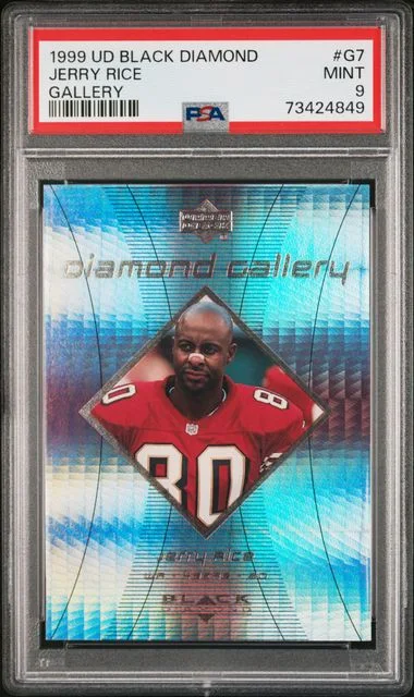 1999 Upper Deck Black Diamond Jerry Rice Gallery Gallery #G7 card image