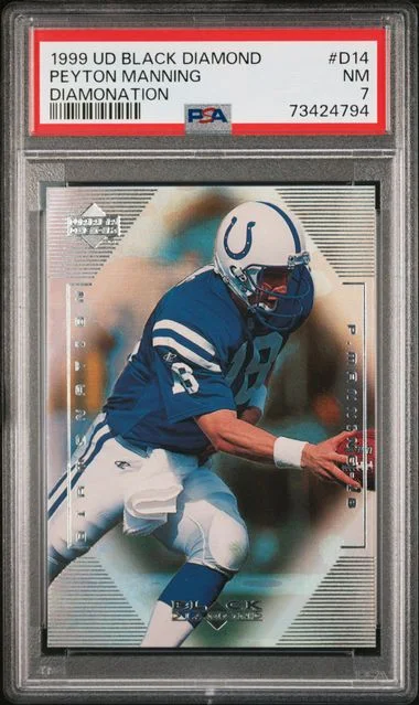 1999 Upper Deck Black Diamond Peyton Manning Diamonation Diamonation #D14 card image