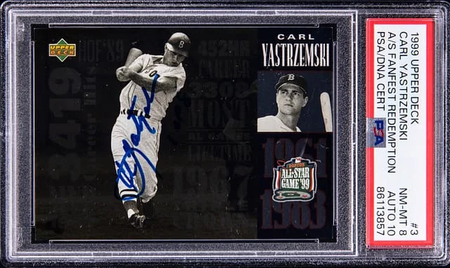 1999 Upper Deck Carl Yastrzemski All-Star Fanfest Redemption #3 card image