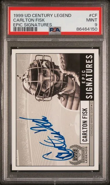 1999 Upper Deck Carlton Fisk Century Legends Epic Signatures #CF card image