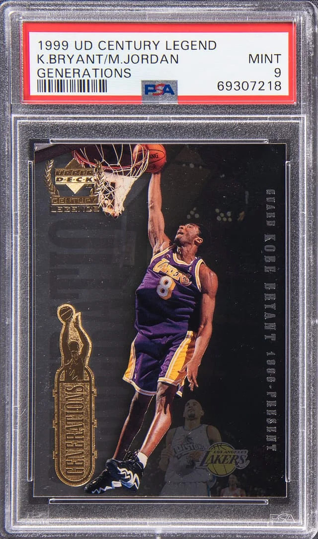 1999 Upper Deck Century Legend Generations Kobe Bryant/Michael Jordan #no-number card image