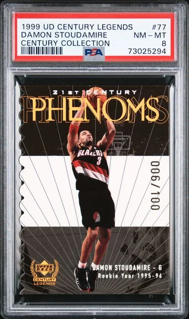 1999 Upper Deck Damon Stoudamire Century Legends Century Collection #77 card image