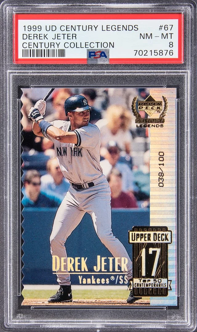 1999 Upper Deck Derek Jeter Century Legends Century Collection #67 card image