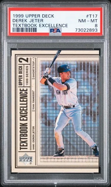 1999 Upper Deck Derek Jeter Textbook Excellence #T17 card image