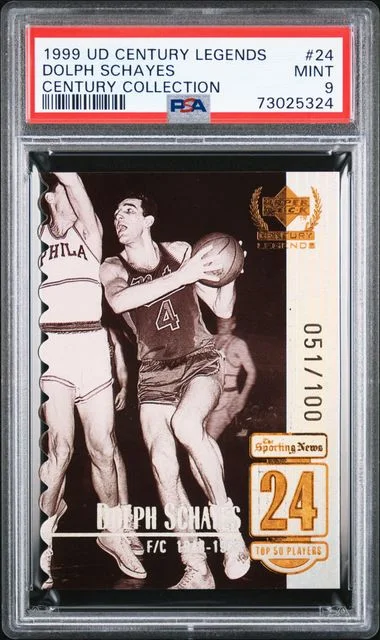 1999 Upper Deck Dolph Schayes Century Legends Century Collection #24 card image