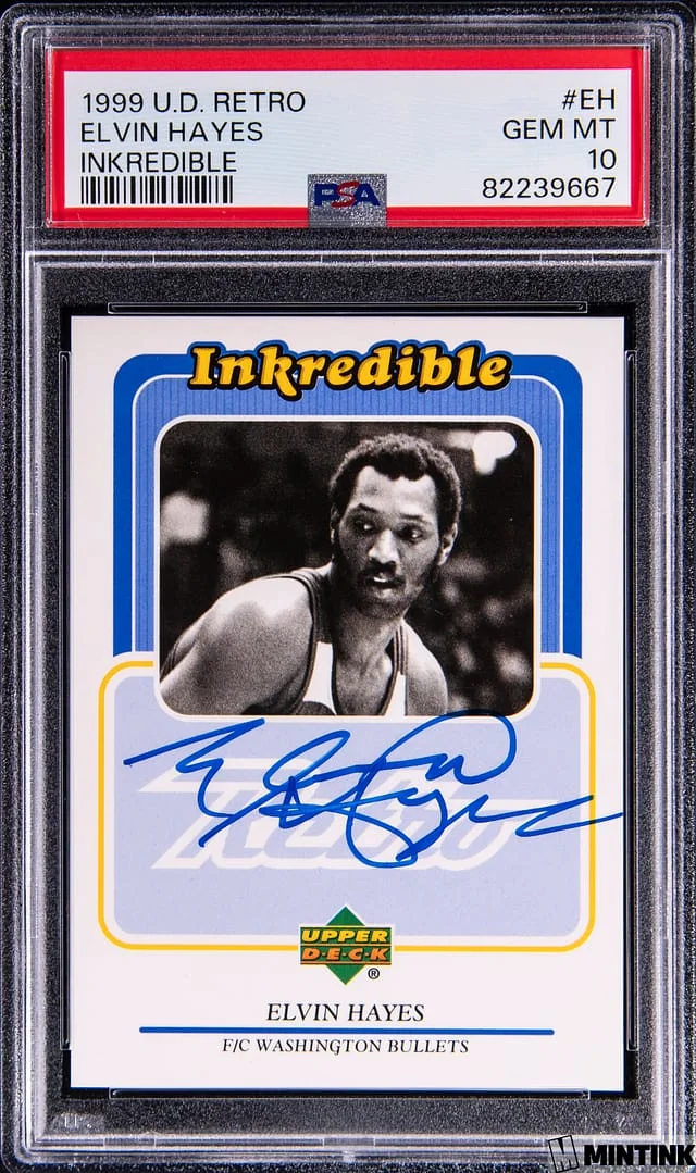 1999 Upper Deck Elvin Hayes Retro Inkredible Inkredible #EH card image