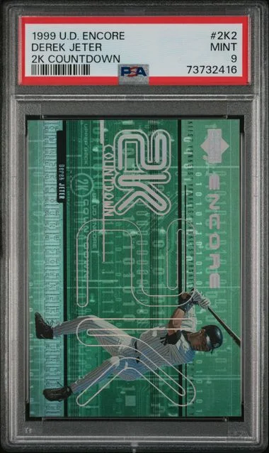 1999 Upper Deck Encore Countdown#2K2 Derek Jeter #2K card image