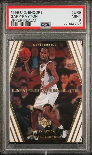 1999 Upper Deck Encore Gary Payton Upper Realm #UR5 card image