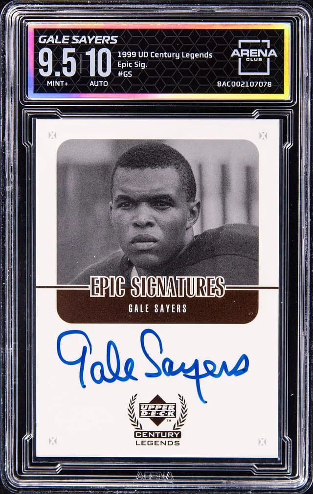 1999 Upper Deck Gale Sayers Century Legends Epic Signatures #GS card image