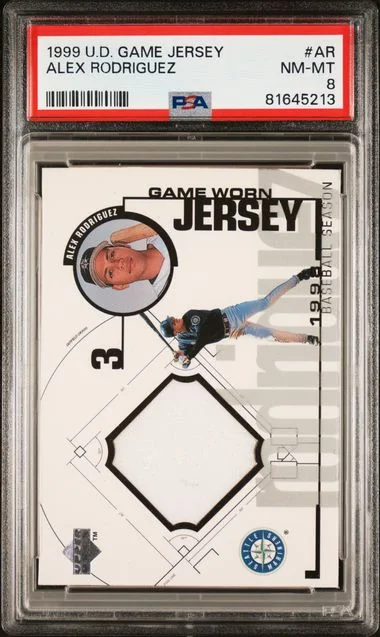 1999 Upper Deck Game Jersey Alex Rodriguez Game-Used #AR card image