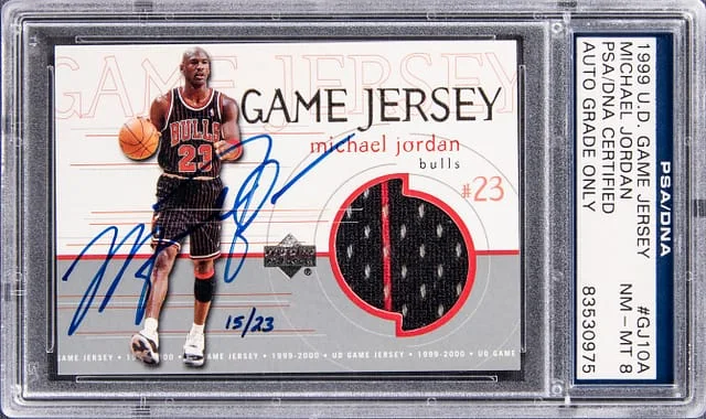 1999 Upper Deck Game Jersey Michael Jordan #GJ10A card image