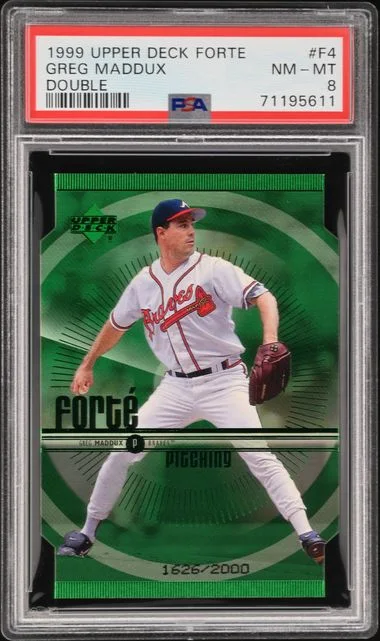 1999 Upper Deck Greg Maddux Forte Double #F4 card image