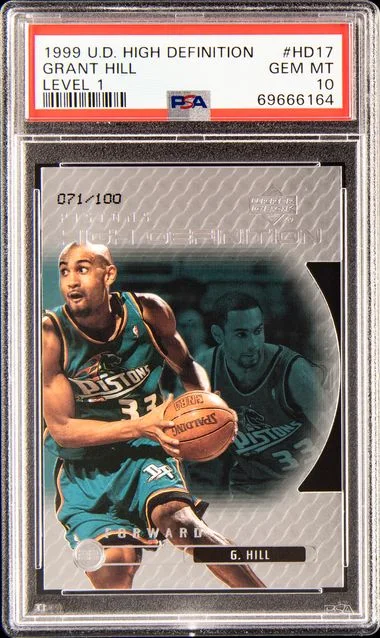 1999 Upper Deck Hd17 Grant Hill High Definition Level #1 card image