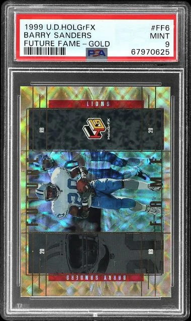 1999 Upper Deck HoloGrFX Barry Sanders Future Fame #FF6 card image