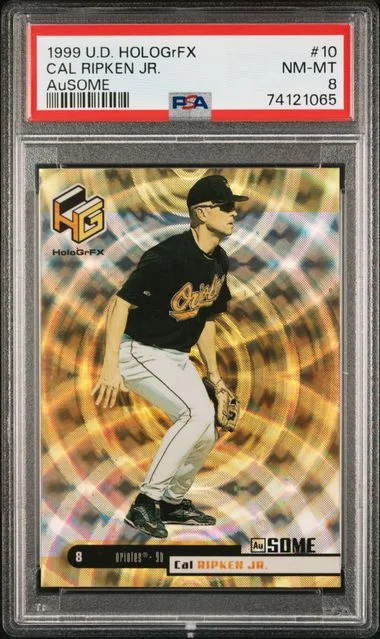 1999 Upper Deck HoloGrFX Cal Ripken Jr. AuSome #10 card image