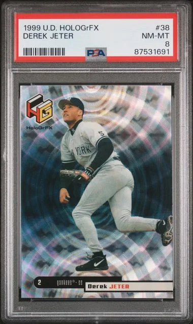 1999 Upper Deck HoloGrFX Derek Jeter #38 card image