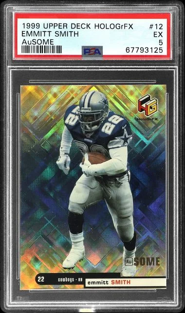 1999 Upper Deck HoloGrFX Emmitt Smith AuSome #12 card image