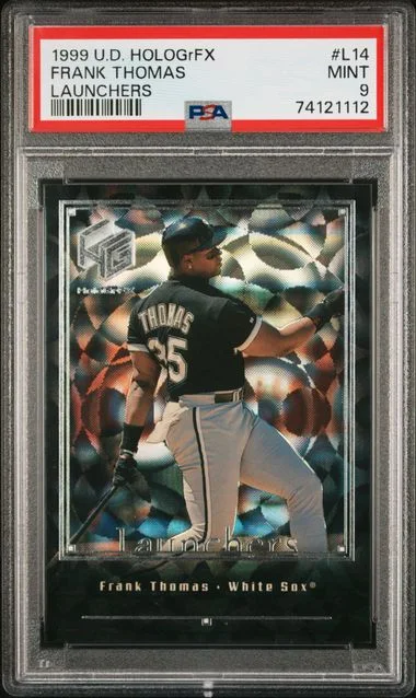 1999 Upper Deck HoloGrFX Frank Thomas Launchers #L14 card image