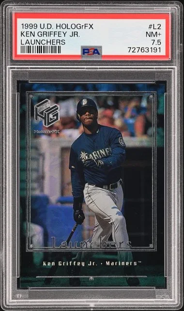 1999 Upper Deck HoloGrFX Ken Griffey Jr. Launchers #L2 card image