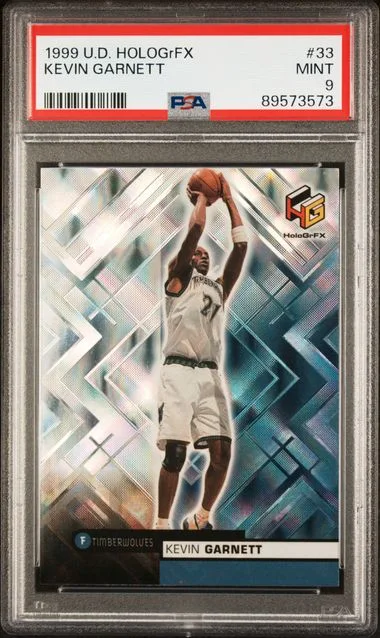 1999 Upper Deck HoloGrFX Kevin Garnett #33 card image