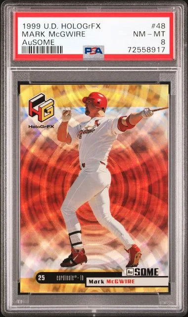 1999 Upper Deck HoloGrFX Mark McGwire AuSome #48 card image