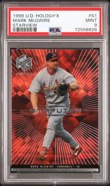 1999 Upper Deck HoloGrFX Mark McGwire Starview #S1 card image