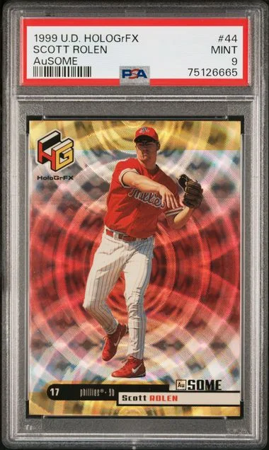 1999 Upper Deck HoloGrFX Scott Rolen AuSome #44 card image