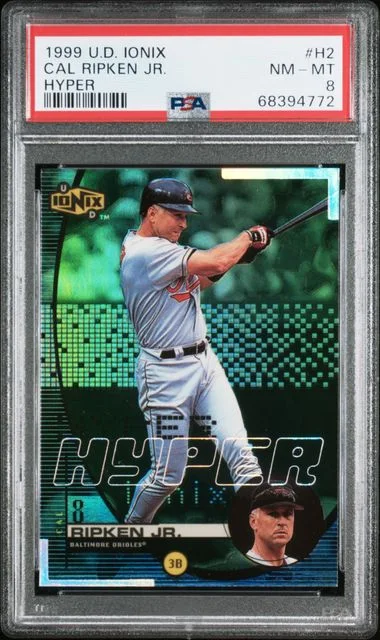 1999 Upper Deck Ionix Cal Ripken Jr. Hyper #H2 card image