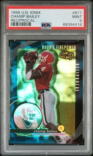 1999 Upper Deck Ionix Champ Bailey Reciprocal #R71 card image