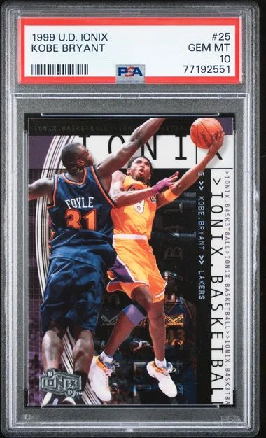 1999 Upper Deck Ionix Kobe Bryant #25 card image