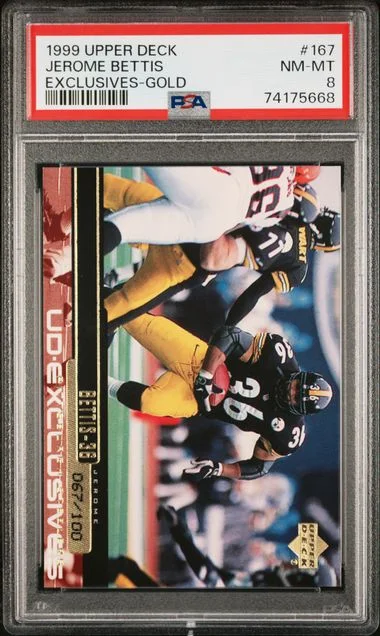 1999 Upper Deck Jerome Bettis #167 card image