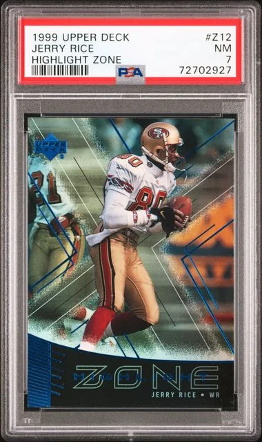1999 Upper Deck Jerry Rice Highlight Zone #Z12 card image