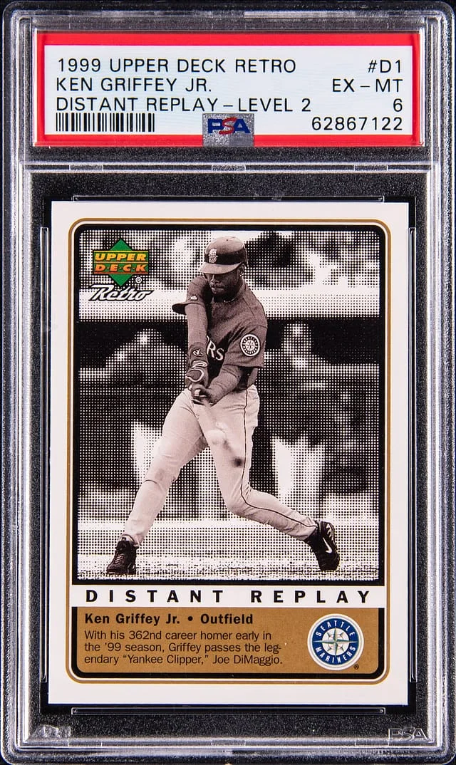 1999 Upper Deck Ken Griffey Jr. Retro Distant Replay Level 2 #D1 card image