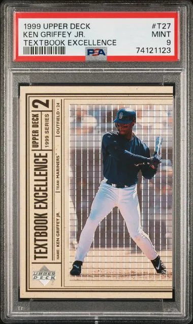 1999 Upper Deck Ken Griffey Jr. Textbook Excellence #T27 card image