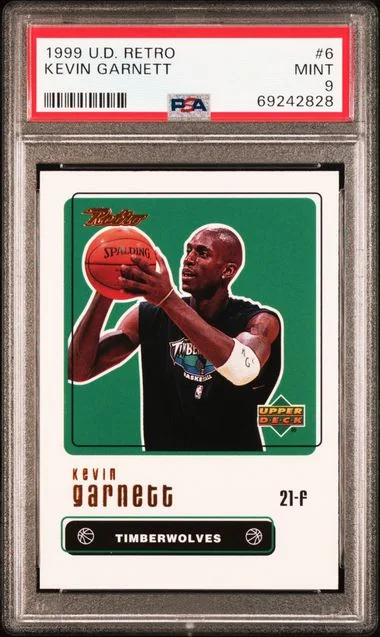 1999 Upper Deck Kevin Garnett Retro #6 card image
