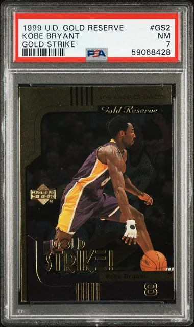 1999 Upper Deck Kobe Bryant Gold Reserve Gold Strike #GS2 card image