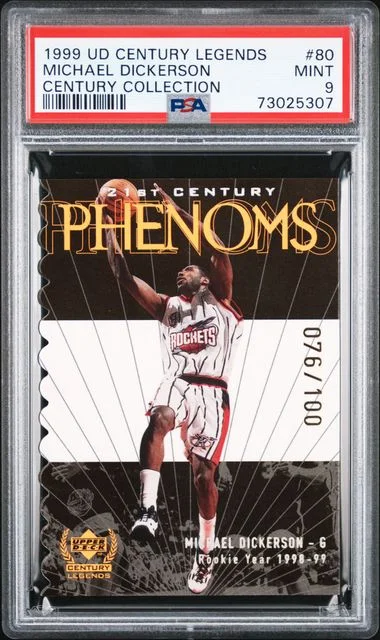 1999 Upper Deck Michael Dickerson Century Legends Century Collection #80 card image