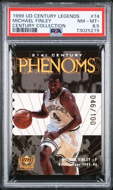 1999 Upper Deck Michael Finley Century Legends Century Collection #74 card image