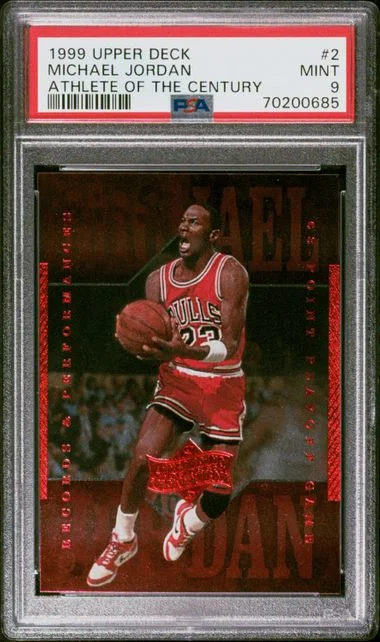 1999 Upper Deck Michael Jordan MJ Athlete Of The Century #2 card image