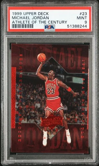 1999 Upper Deck Michael Jordan MJ Athlete Of The Century #23 card image