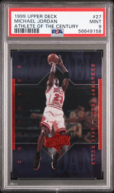 1999 Upper Deck Michael Jordan MJ Athlete Of The Century #27 card image